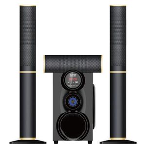 Alitop Woofer SP-6523 - Système Home Cinéma & Chaîne Hi-Fi - Subwoofer Puissant - Noir