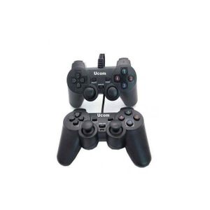 2 PCS Manette De Jeu Contrôleur Pour PC Ordinateur Portable - Noir