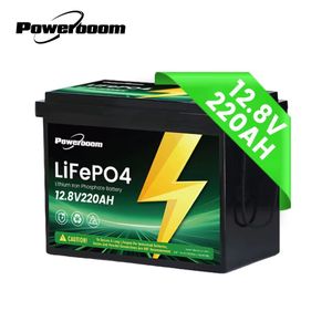 Batterie Lithium LiFePO4 12.8V 220Ah – 2816Wh – Batterie Solaire Rechargeable Haute Performance avec BMS Intelligent