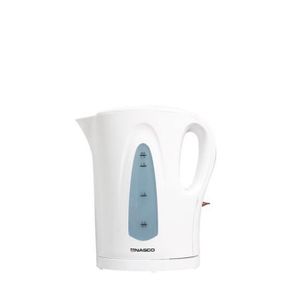 Nasco Bouilloire électrique - KE-1708 - 1.7 Litres – 1850 -2200 W - Plastique - Blanc - Garantie 3 Mois