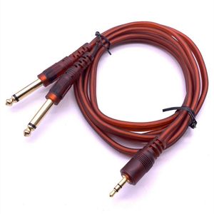Câble audio mâle Jack 3.5mm vers double jack 6.35mm 