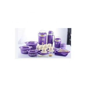 Vaisselle Familiale De 20 Pièces Chauffe-plats Chaud Pot Bouilloire -Violet