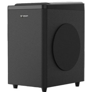 SMART TECHNOLOGY Barre De Son Modèle Bois Élégant STHA-1004W (4.1ch - 400W) - USB / Bluetooth / Entrée AUX / HDMI (ARC) / Optique, Avec Télécommande- Noir- Garantie 12 Mois.
