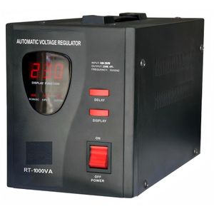 Régulateur de tension automatique 1000VA, stabilisateur pour appareils électroménagers, matériau PC pour usage domestique