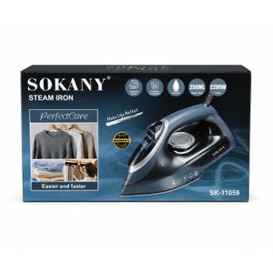 Sokany Fer à Repasser Vapeur – 2200W Haute Performance