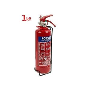 Extincteur ABC à Poudre Sèche  -1kg Avec Support 