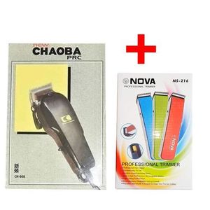 Chaoba Pack Promo Tondeuse à Cheveux CH-808 + Tondeuse De Barbe Rechargeable Offerte