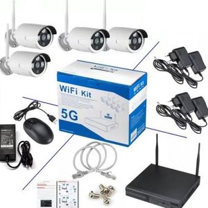 KIT CAMERA DE Surveillance 4 CAMERA 5G Sans-fil