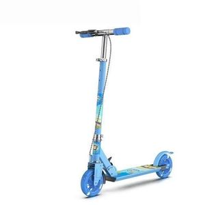 Trottinette enfant, patins à roulettes, anti-rayures, niveau réglable, 3 roues multicolores (35KG)
