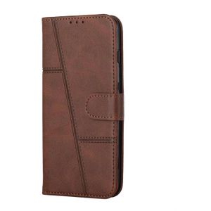 Étui à Rabat Compatible Avec Xiaomi Redmi 13C -Marron