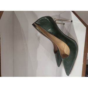 Escarpin 2025 vert bouteille