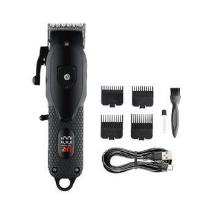Nouvelle Tondeuse Électrique Rétro Design pour Cheveux « Oil-head », Rechargeable USB, Forme en T, Idéale pour Barbiers et Salons de Coiffure