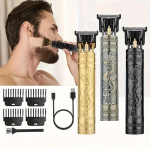 pisiduo Tondeuse à cheveux sans fil professionnelle pour hommes, kit de rasage de barbe, coupe de précision, utilisation facile, coupe-limite pour tondeuse