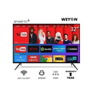 WEYON 32" 32WSA HD intelligent Téléviseur - Noir + 1 an de garantie