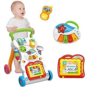 Trotteur musical évolutif et Aide à La Marche pour enfants 6 mois+