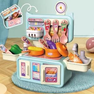 Cuisiniere Pour Enfant - Bleu Rose