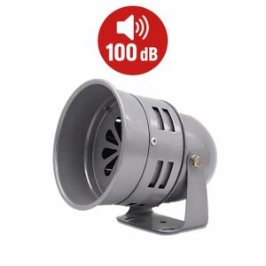 Puissante Sirène sonore Buzzer Alarme d'usine Klaxon Moteur AC 220V MS-290