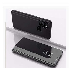 Étui à Rabat Pour Samsung Galaxy A21S + AntiChoc [ 2 Pack ] En Verre Trempé Ultra Résistant- Transparent