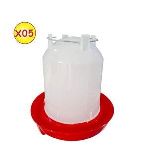 Abrevoir 6L lot de 5