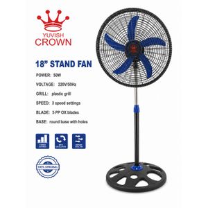 Crown Ventilateur 18 Pouces - 5 Hélices 