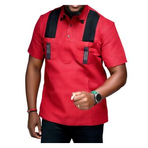 Chemise Homme manches Courtes Tissu de Luxe