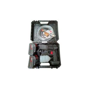 Pistolet A Eau Lavage De Voiture Portable HAUTE Pression - Avec 2 BATTERIES Noir