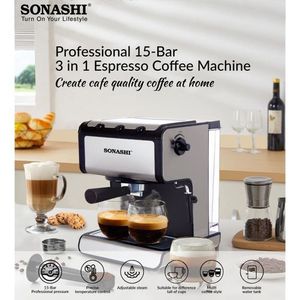 SONACHI SONCHI, Original Machine à Café Expresso