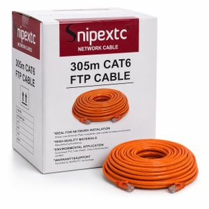 Câble Réseau Ethernet CAT6 FTP 305m – Haute Performance 