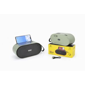 Enceinte Bluetooth Portable Multifonction avec Support Téléphone – Pratique et Élégante