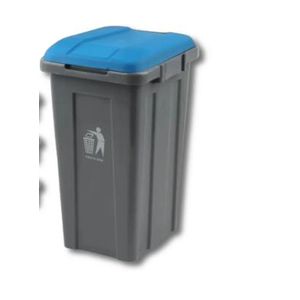 Poubelle de Tri avec Couvercle 80L – Bac à Déchets Grande Capacité