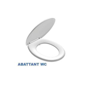 ABATTANT WC Blanc - LOURD Et Confortable