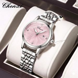 Chenxi Montre Femme De Luxe, à Quartz, Analogique - Acier Inoxydable - Nouvelle Collection CX8833 Argent
