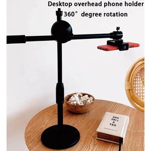 Support de téléphone sur bureau surélevé, rotation à 360°
