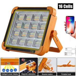 Votre Projecteur LED Solaire Rechargeable, Lampe De Construction, Réflecteur Portable, Projecteur Extérieur