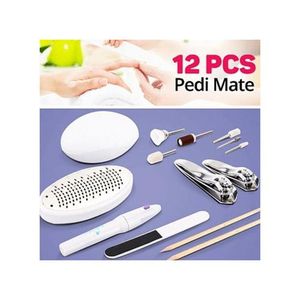 Pedi Mate 12 Pièces ,ensemble Complet De Pédicure/manucure