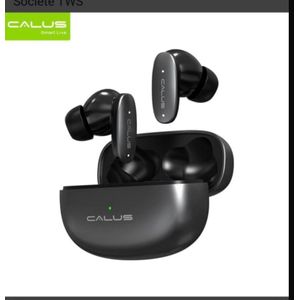 CALUS Écouteurs Sans Fil Bluetooth Smart Live - TWS Noir Matte - Réduction de Bruit Passive & Basses Profondes