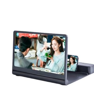 Amplificateur d'Écran de Téléphone Universel 14 Pouces 3D HD avec Support et Haut-Parleur Portable  bluetooth