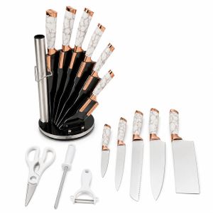  Coffret de couteaux de cuisine 8 pièces avec éplucheur