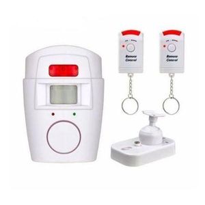 Mini alarme sans fil télécommandée avec détecteur de mouvement infrarouge et 1-05 dB de puissance pour la sécurité de la maison et le vol