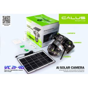 CALUS VC21-4G – Caméra de Surveillance Solaire Intelligente 4G