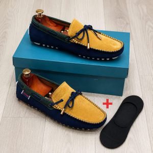 Geogra Chaussures Homme en Daim + 1 Chaussette Offerte 