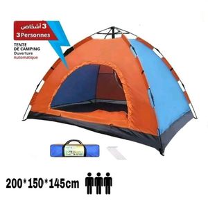 Tente camping automatique 3 places