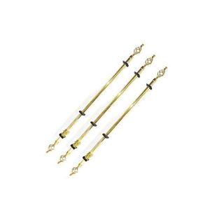 Lot De 3 Tringles à Rideaux Extensible 1m20 à 2m