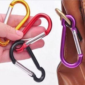 6 Pcs Mousqueton en Alliage d'Aluminium Crochet à Ressort Bouilloire à Ressort pour Camping Randonnée