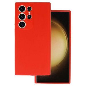 Diverse Coque En Silicone Compatible Samsung Galaxy S23 Ultra - Rouge