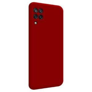 Coque Silicone Compatible Pour Samsung Galaxy A12 Avec Antichoc - ROUGE