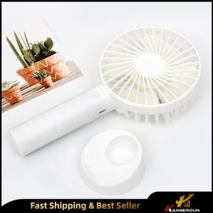 KANGERDUN Ventilateur portable rechargeable USB à main + Base