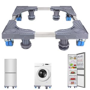 TodyJeyHo Support robuste pour mini-réfrigérateur, socle universel pour réfrigérateur, piédestal multifonction pour machine à laver, support pour réfrigérateur et sèche-linge.