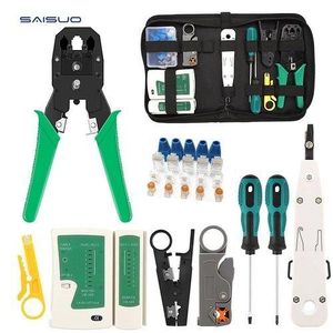 Outil De Réparation De Réseau Kit D'outils De Réseau Professionnel Kit De Testeur De Câble Réseau Testeur De Câble Patch Maintenance Informatique Testeur De Câble RJ11 RJ45