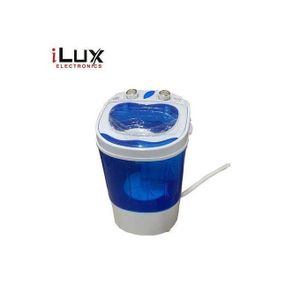 Ilux Machine à Laver Semi-Auto - Lavage & Essorage